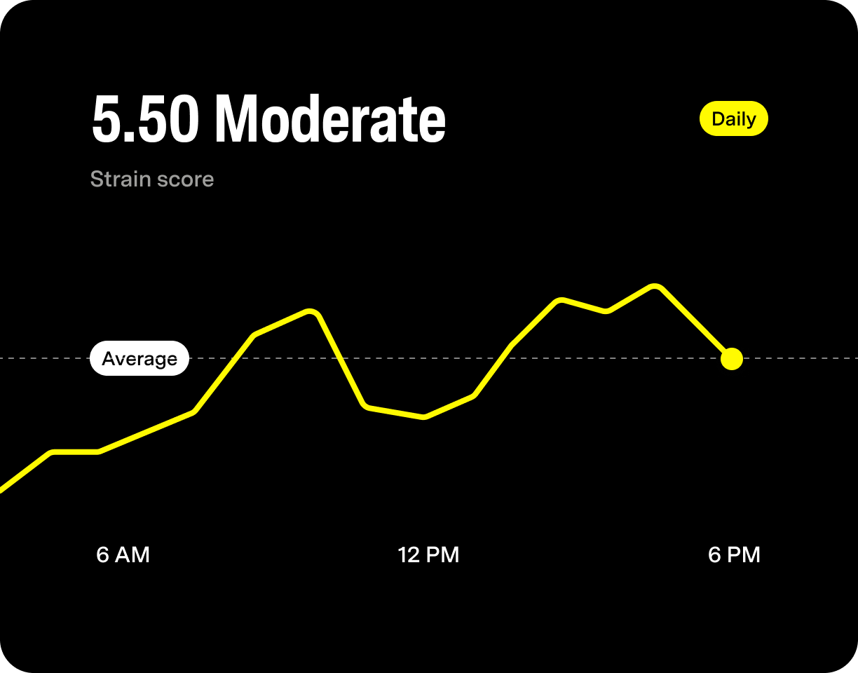 A graph of our dog strain score feature